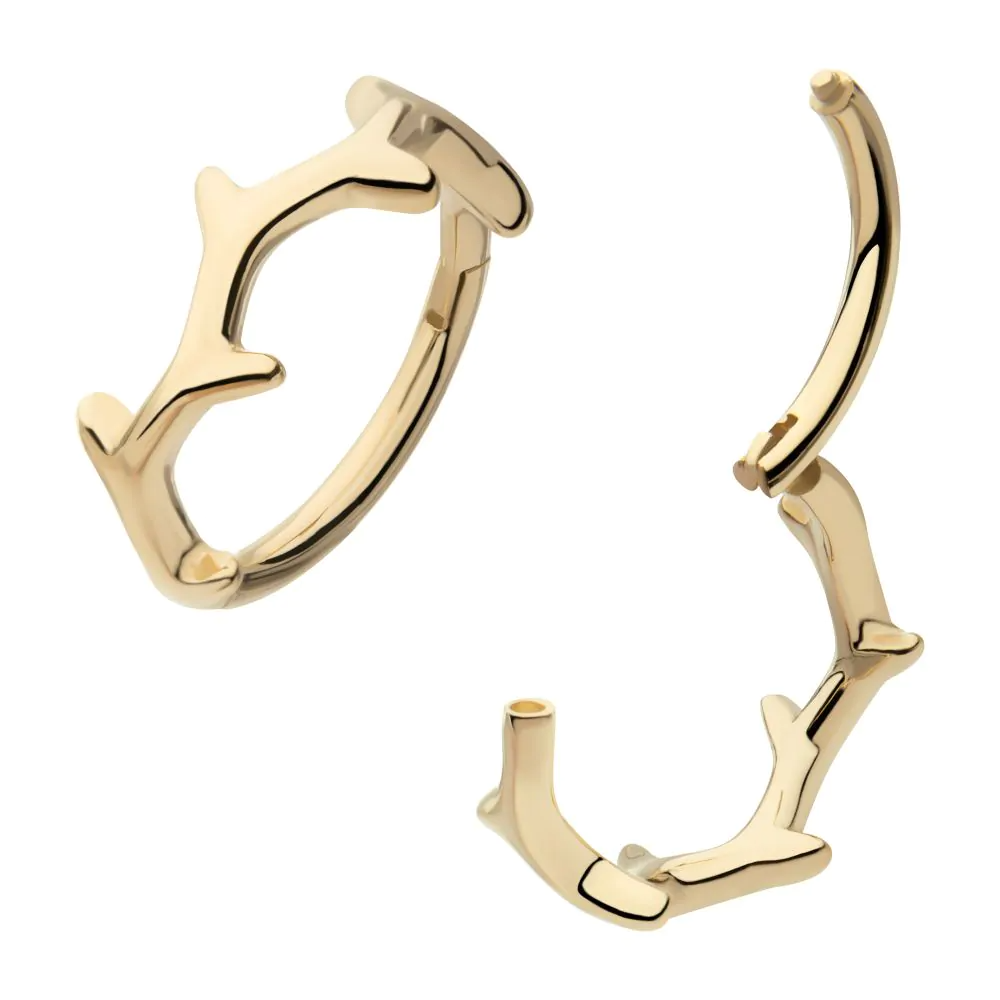 14k Gold Thorn Clicker
