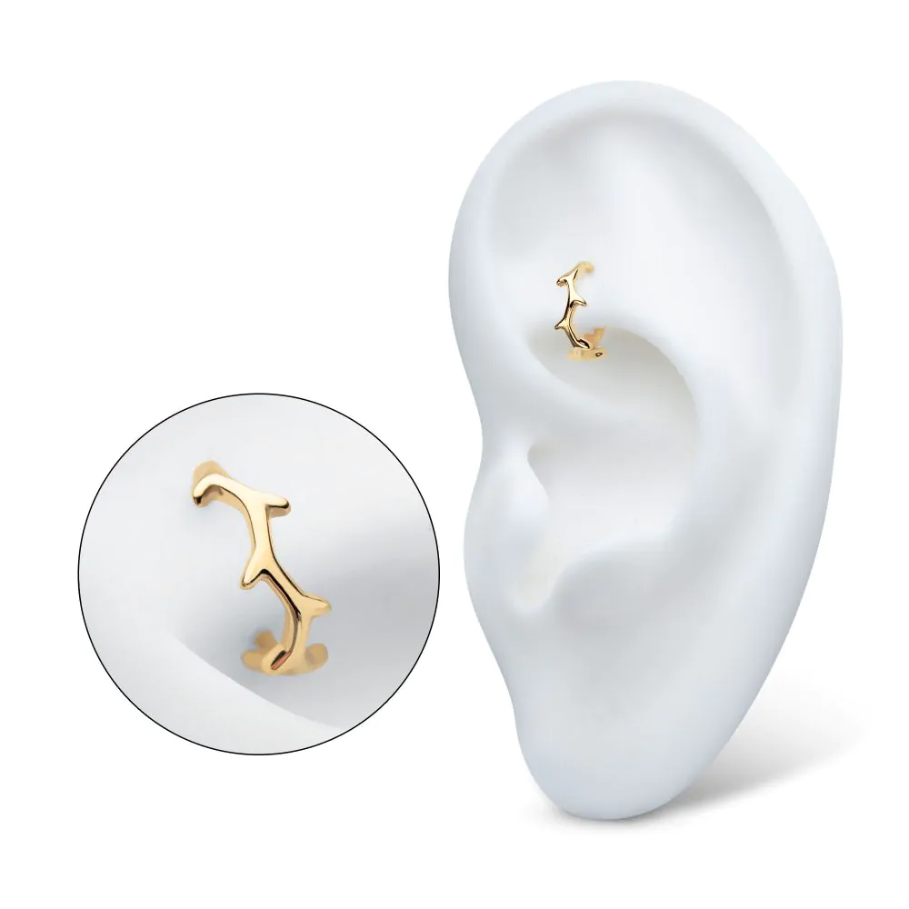 14k Gold Thorn Clicker