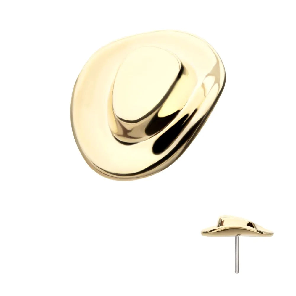 14k Gold Cowboy Hat
