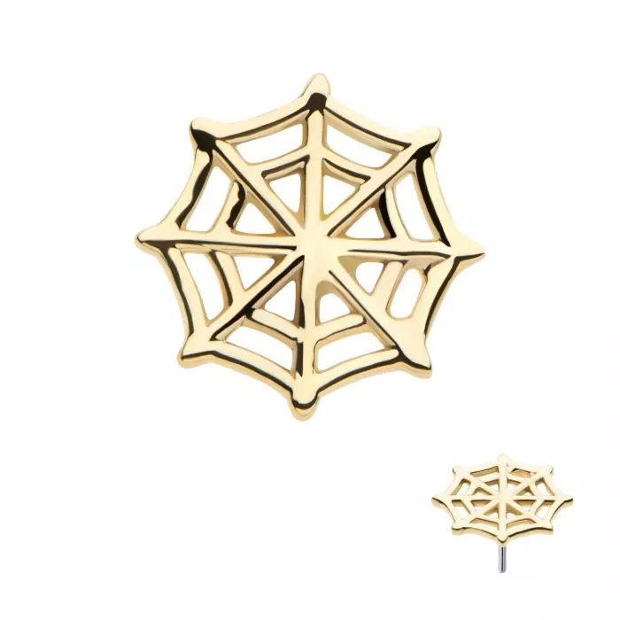 14k Gold Spiderweb