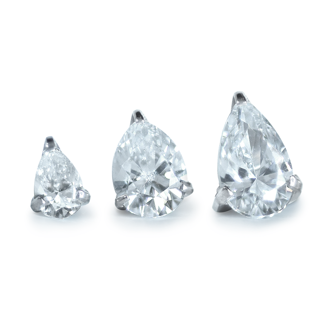 Pear-Cut Single Gem
