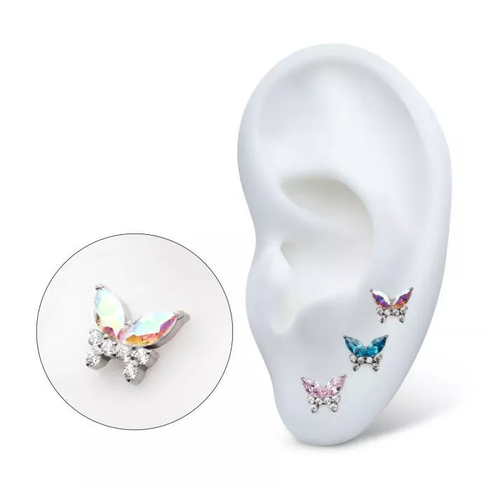 Two-Tone Swarovski® Butterfly