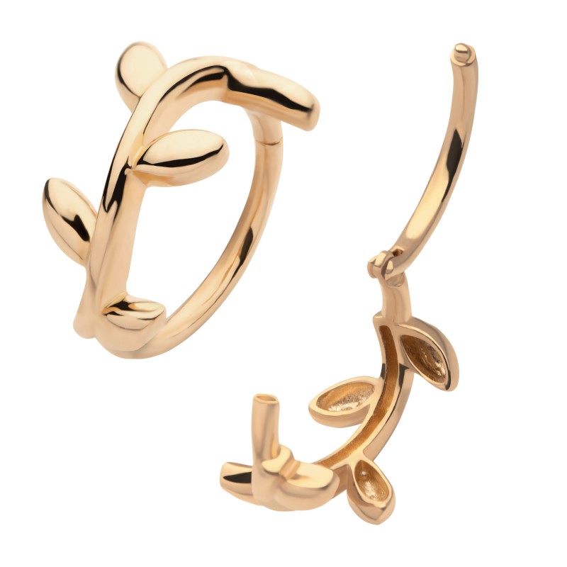 14k Gold Leaf Clicker