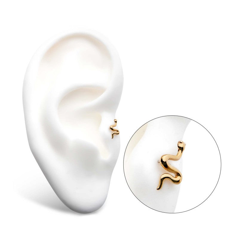 14k Gold Snake
