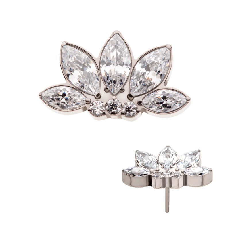 8-Gem Marquise Swarovski® Cluster