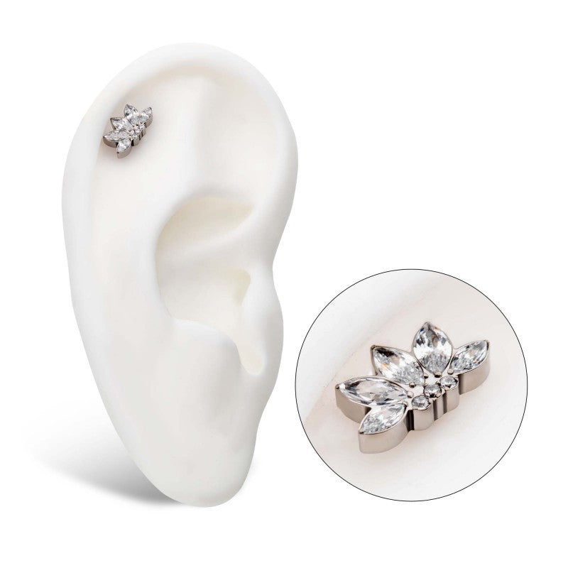 8-Gem Marquise Swarovski® Cluster