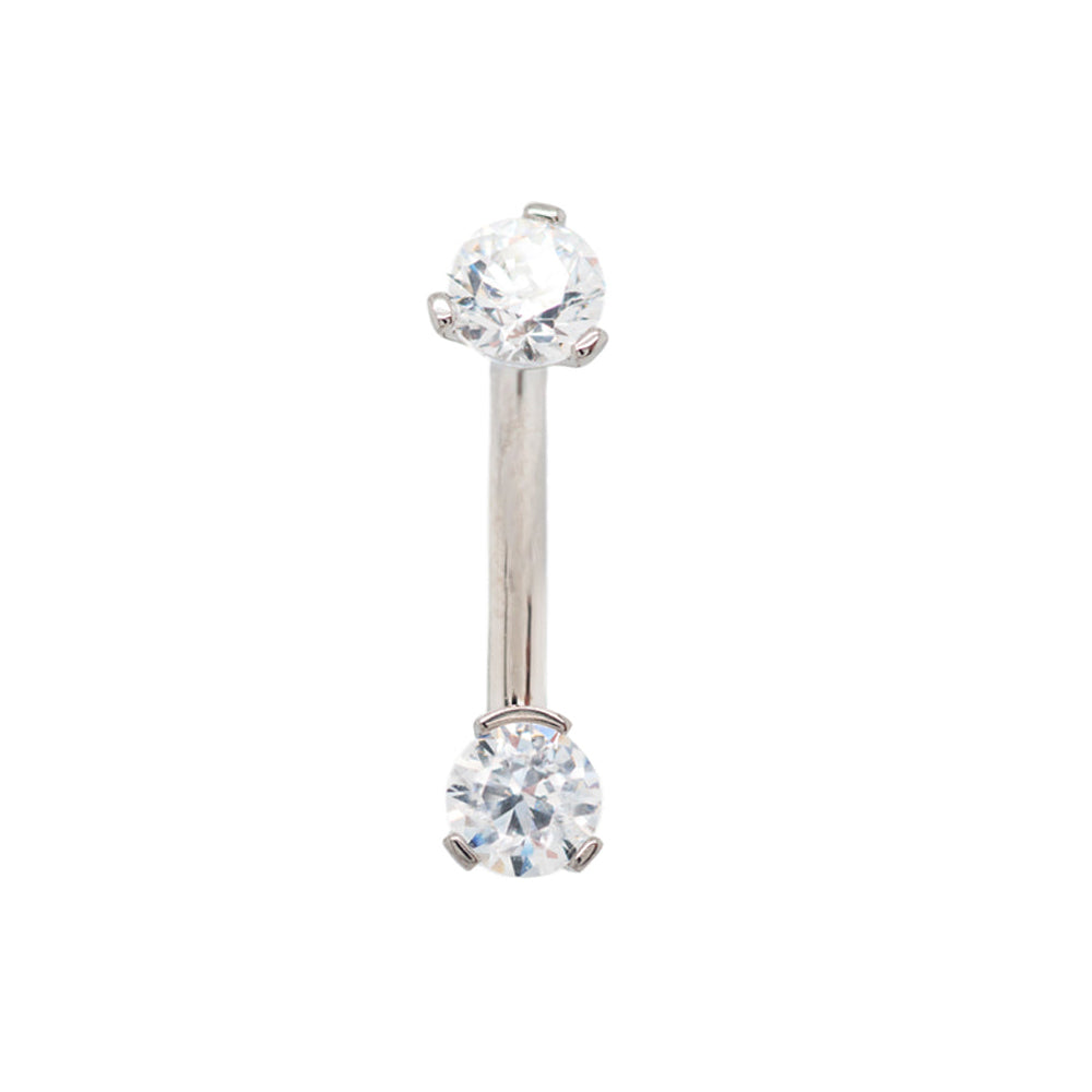 Mini Prong Navel Barbell