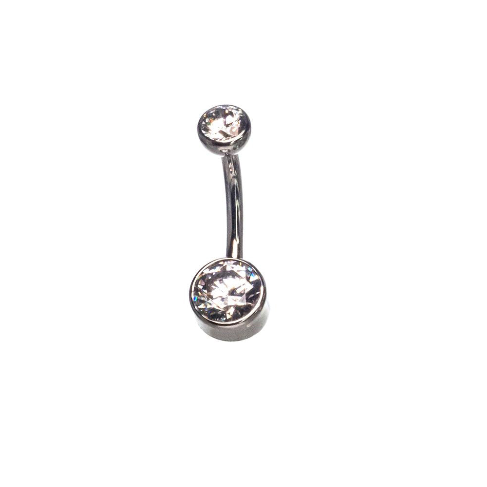 Bezel Navel Barbell