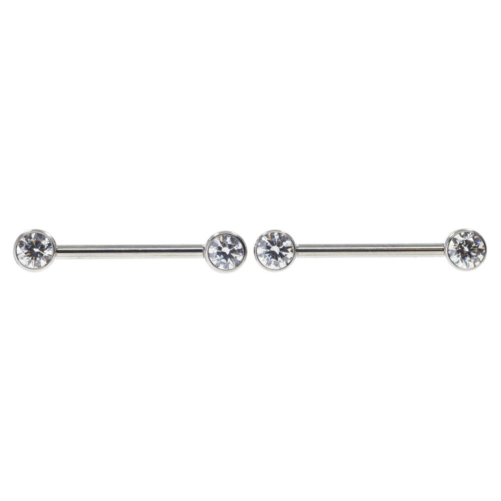 Bezel Nipple Barbell