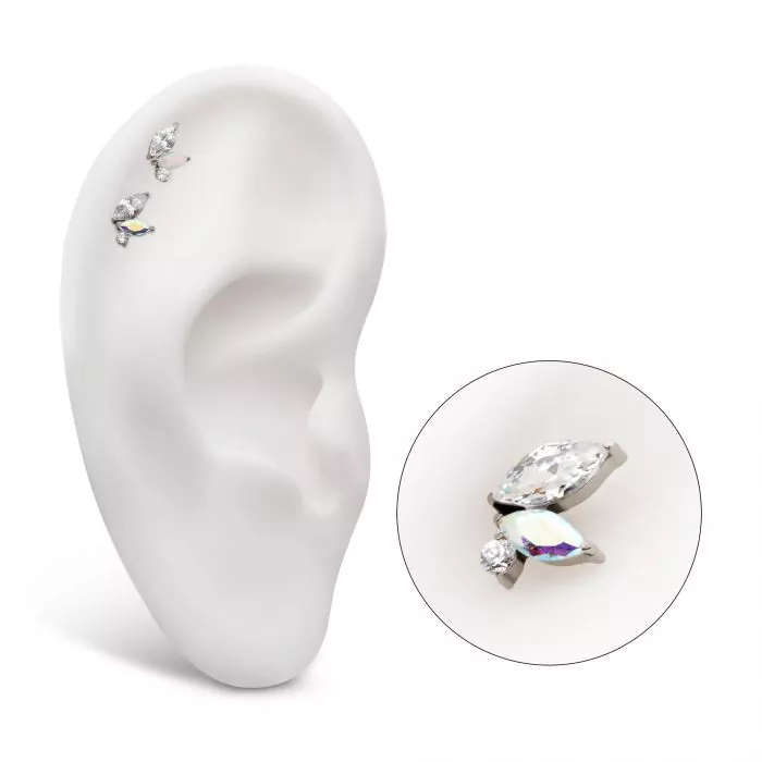 Multi-Gem Staggered Marquise