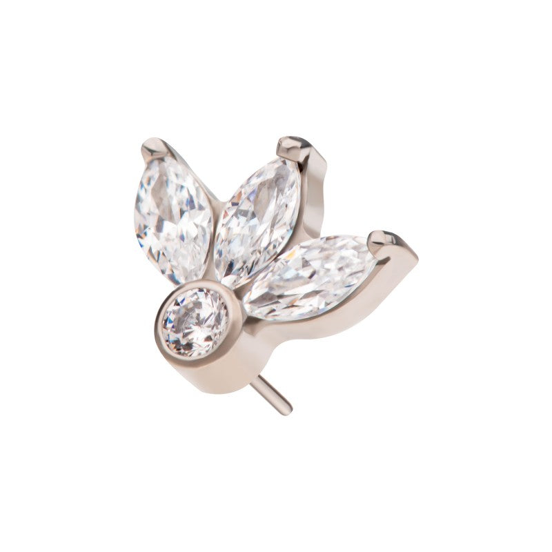 4-Gem Marquise & Bezel Swarovski® Fan
