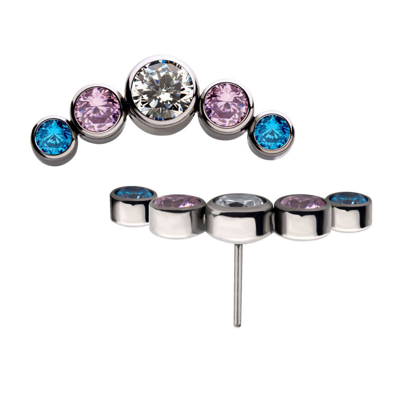 Trans Pride Swarovski® Cluster