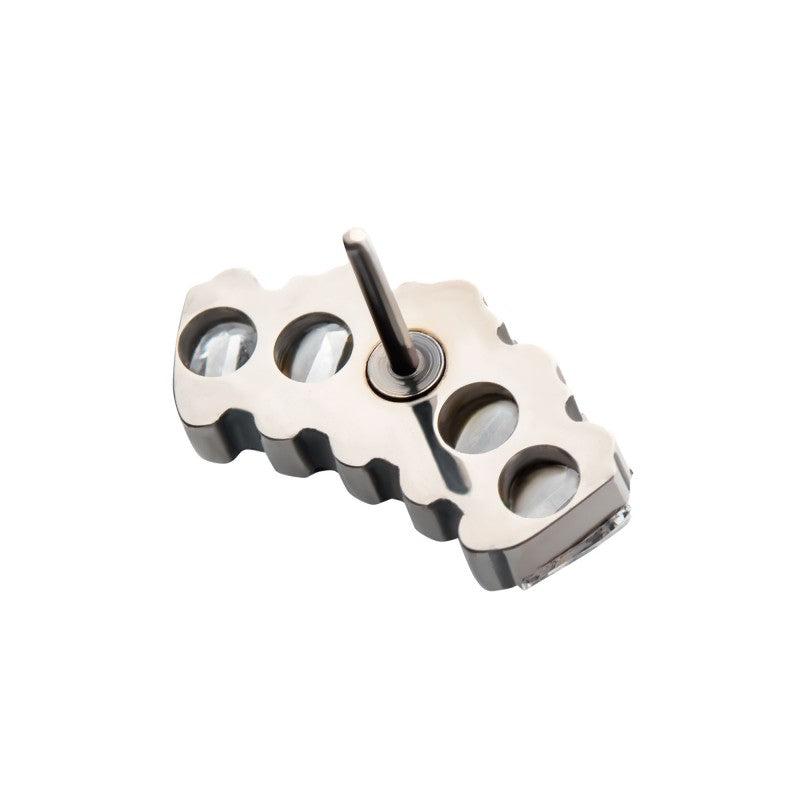 5-Gem Baguette Swarovski® Cluster