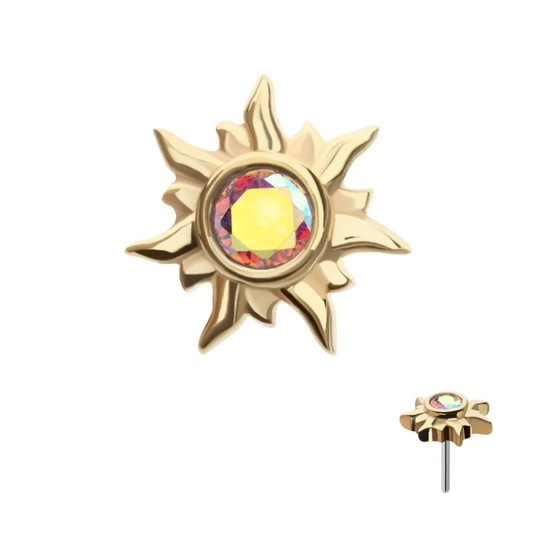 14k Gold Sun