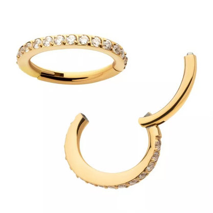 Outward-Facing Gem Oval Clicker