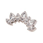 7-Gem Tapered Marquise Swarovski® Cluster