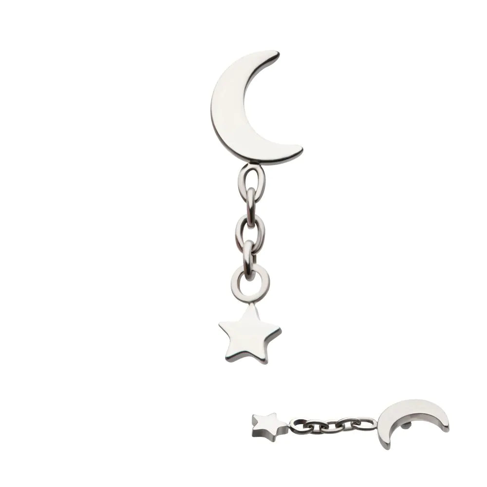 Moon & Star Dangle
