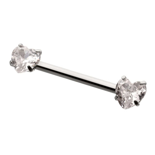 Heart Nipple Barbell