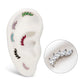 Staggered 5-Gem Marquise Swarovski® Cluster