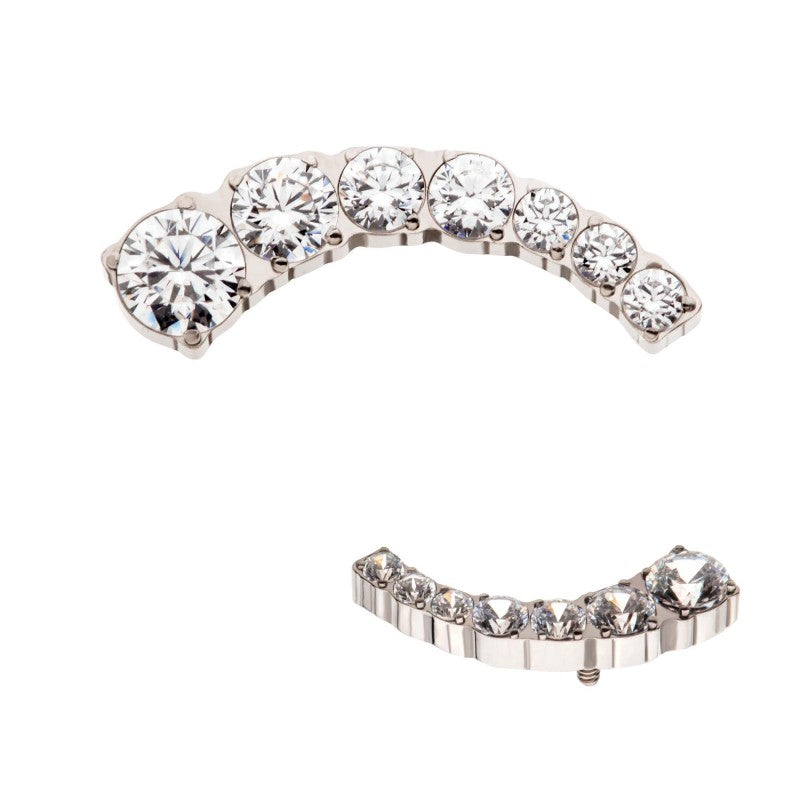 7-Gem Swarovski® Decrescendo Cluster